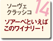 14 ソーヴェ クラッシコ ソアーベといえばこのワイナリー！